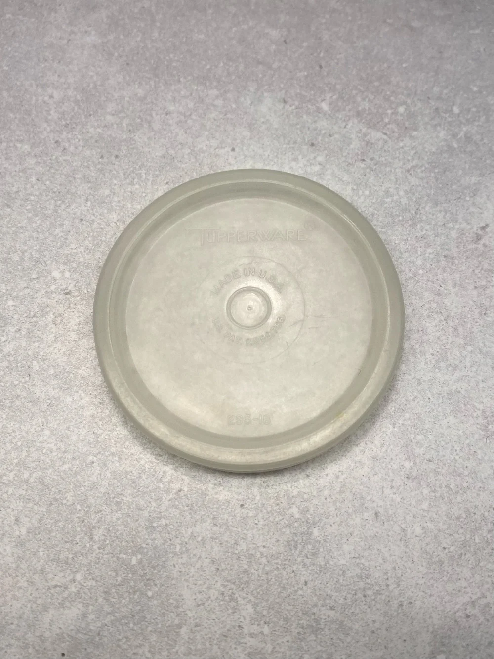 10 Translucent/Sheer/Clear Tupperware Round Replacement Lids  Various Sizes